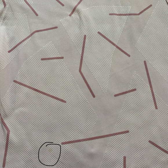 Nike Tiger Woods Polo Shirt Mens Large Pink All Over Print Snap T Golf - Picture 8 of 10